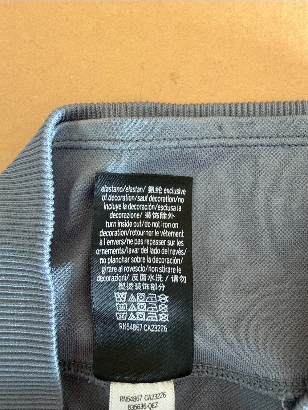PINK Active Gray / Blue Leggings size medium - Picture 6 of 6